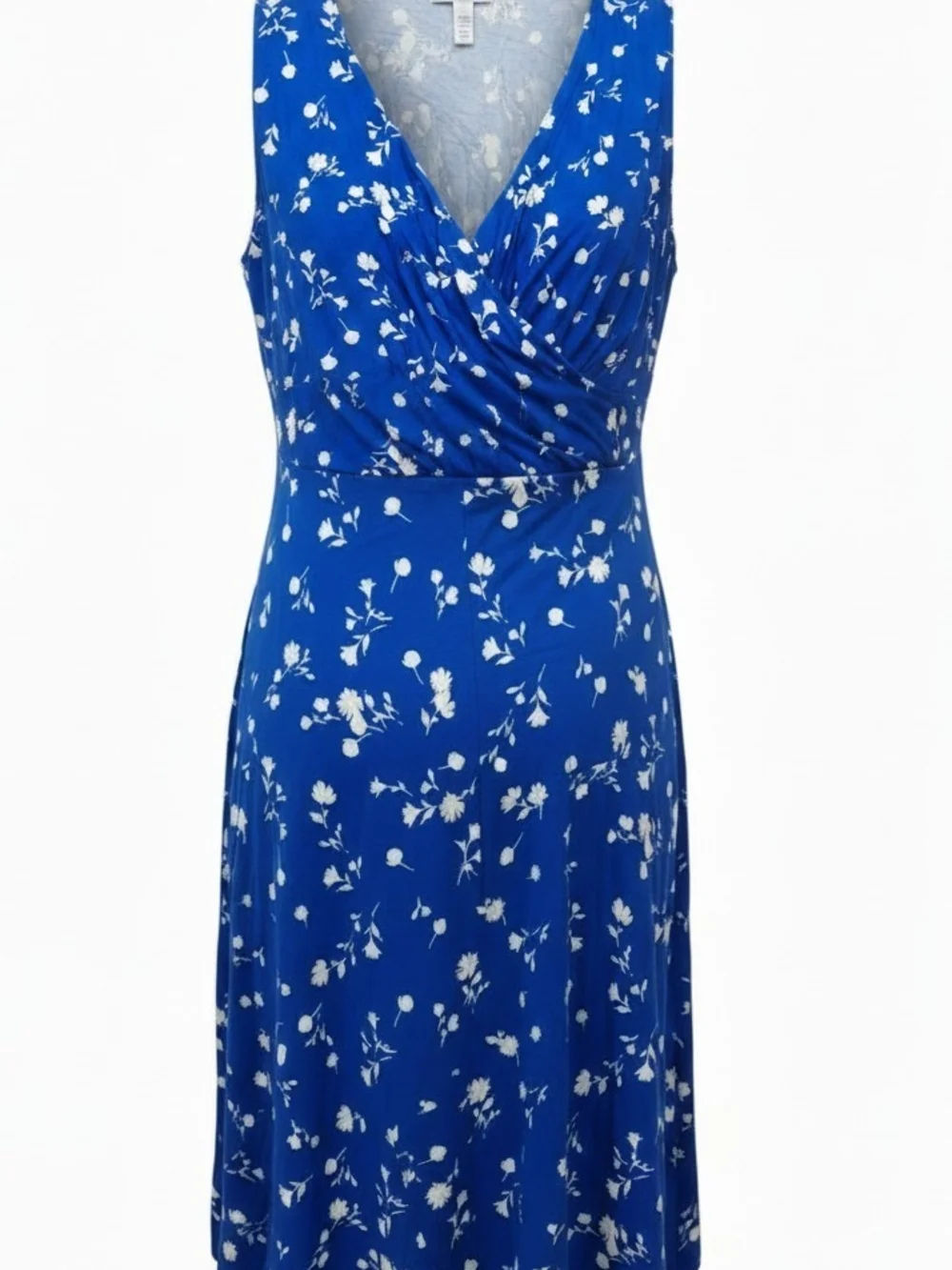 New St. John's Bay Blue and White Floral Maxi Dress Size 3X